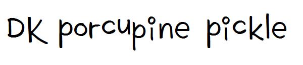DK Porcupine Pickle字体