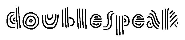 doublespeak字体