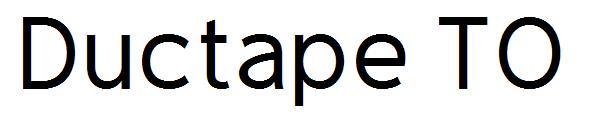 Ductape TO字体