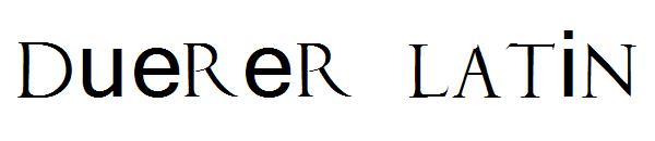 Duerer Latin字体