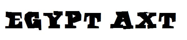 Egypt Axt字体