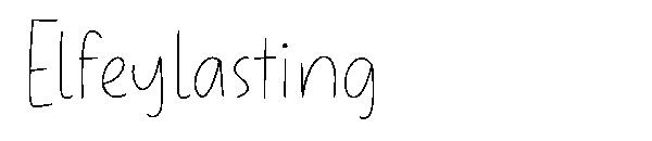 Elfeylasting字体