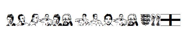 England squad 2006字体