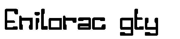 Enilorac gty字体