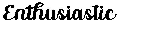 Enthusiastic字体