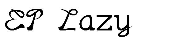 EP Lazy字体