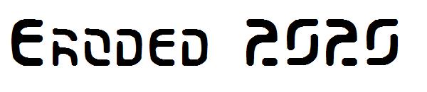 Eroded 2020字体