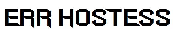 Err Hostess字体