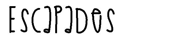 Escapades字体