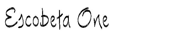 Escobeta One字体