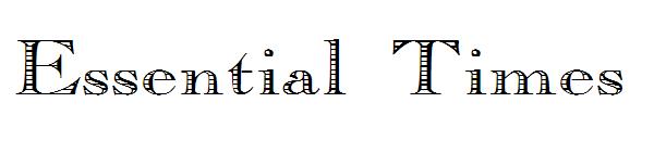 Essential Times字体