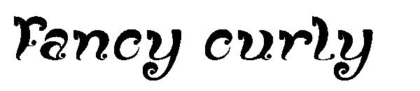 fancy curly字体