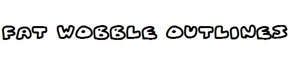 Fat Wobble Outlines字体