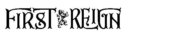 First Reign字体