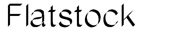 Flatstock字体