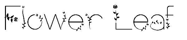 Flower Leaf字体