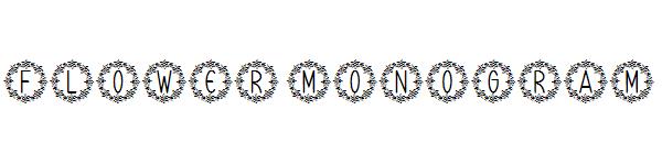 Flower Monogram字体