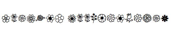 Flowery Illustration字体