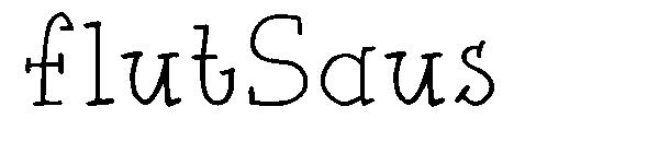 flutSaus字体