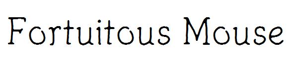 Fortuitous Mouse字体