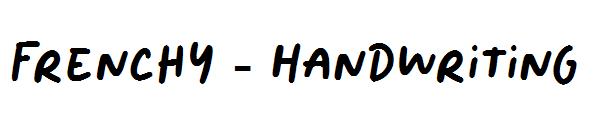 Frenchy - Handwriting字体