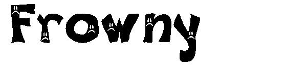 Frowny字体