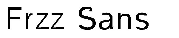 Frzz Sans字体