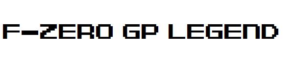 F-Zero GP Legend字体