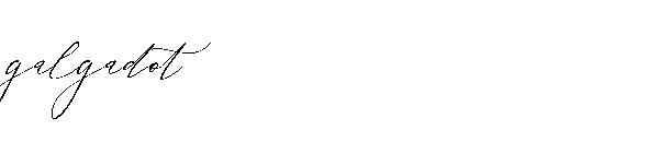 galgadot字体