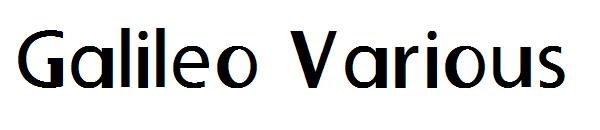 Galileo Various字体