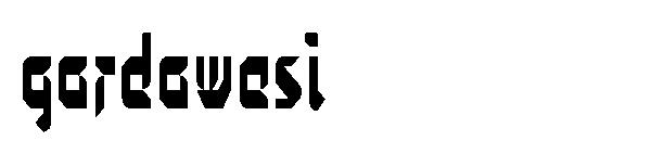 gardawesi字体