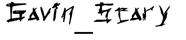 Gavin_Scary字体