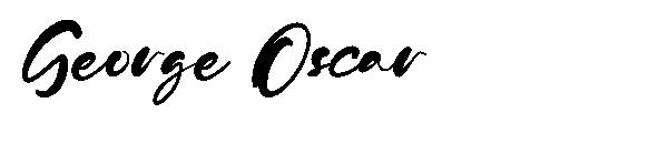 George Oscar字体