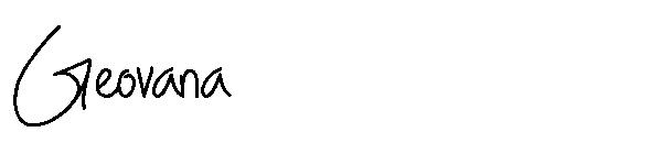 Geovana字体