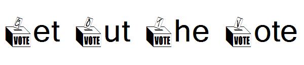 Get Out The Vote字体