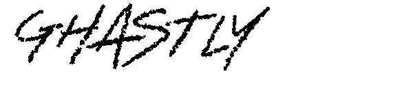 Ghastly字体