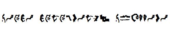 Giedi Decepticon Graffiti字体