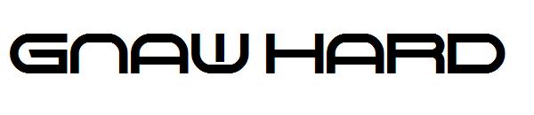 Gnaw Hard字体