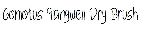 Gonlotus Fangwell Dry Brush字体