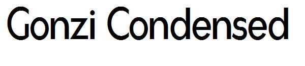 Gonzi Condensed字体