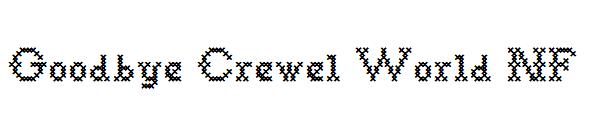 Goodbye Crewel World NF字体