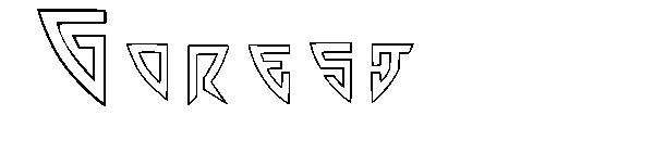 Gorest字体