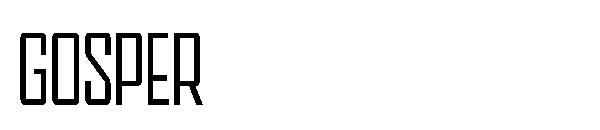 GOSPER字体