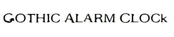 Gothic Alarm Clock字体
