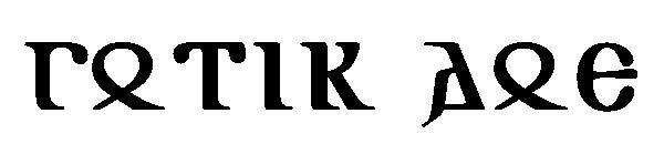 Gotik AOE字体