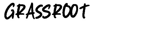 Grassroot字体
