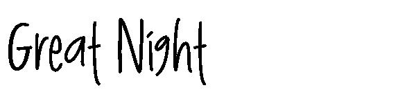 Great Night字体