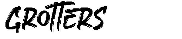 Grotters字体