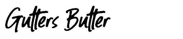 Gutters Butter字体