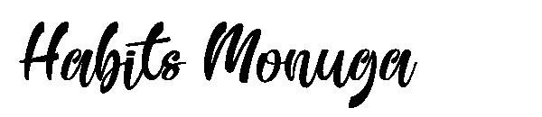 Habits Monuga字体